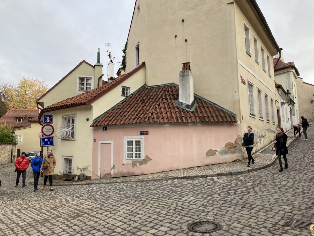 Probably the smallest house in Prague.